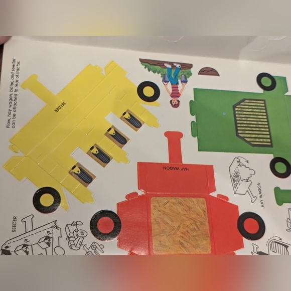 1984 Golden book - Tiny Farm  Press-Out book vintage book - Picture 5 of 6